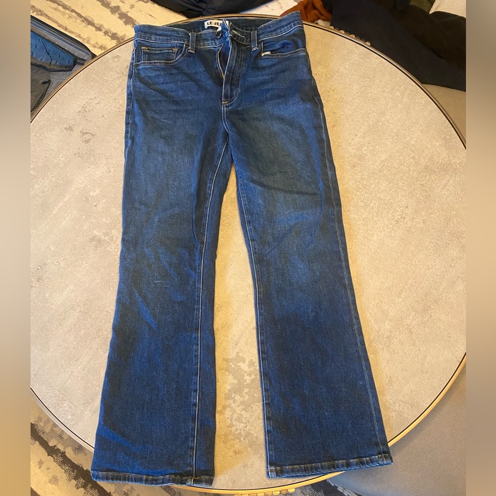 LE JEAN by Charlie Gay BELLA CROP FLARE JEANS